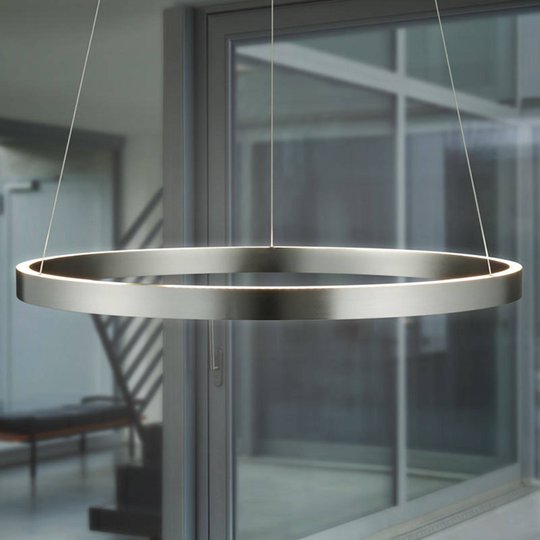 Med geststyrning - rund LED-pendellampa Circle