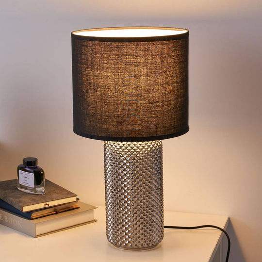 Paulea Bright Jewel bordslampa med tygskärm