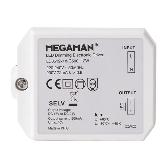 LED-drivdon till Rico HR, dimbar, 12 W