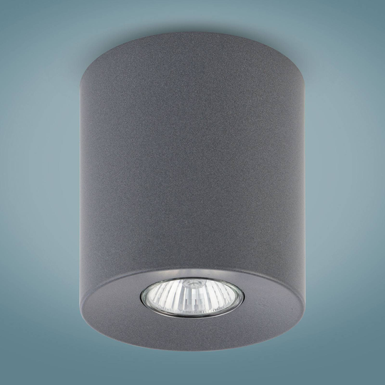 Downlight Orion, rund, grafit, 12,5 cm