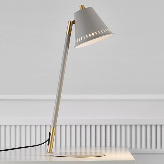 Bordslampa Pine, grå