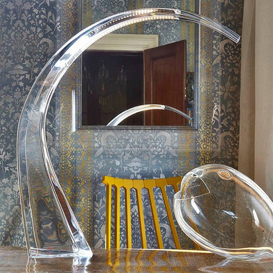 Transparent LED-skrivbordslampa Taj