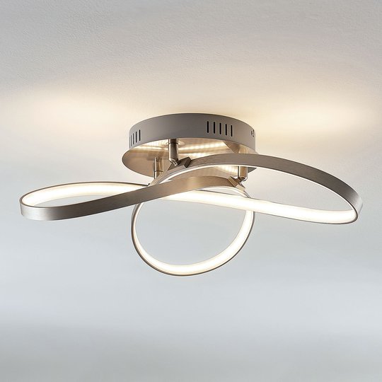 Modernt formad LED-taklampa Saliha