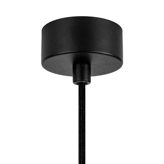 Hänglampa Tsuki L, 1 lampa, Ø 30 cm, svart