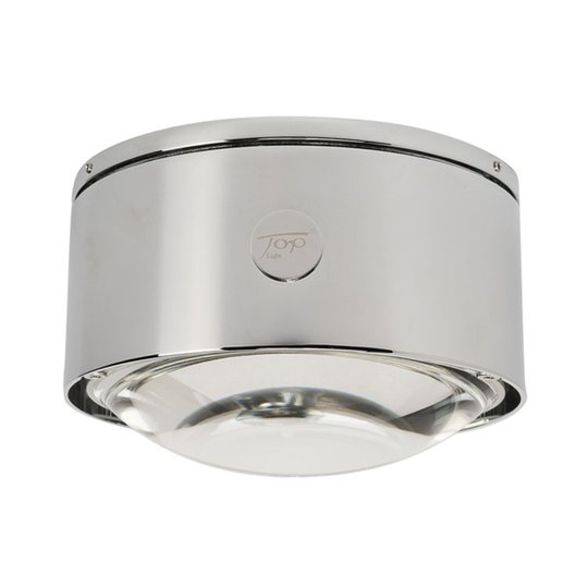 LED-taklampa Puk Maxx One 2, krom matt