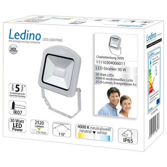 Utomhus LED-spot Charlottenburg silver 30W 4 000 K