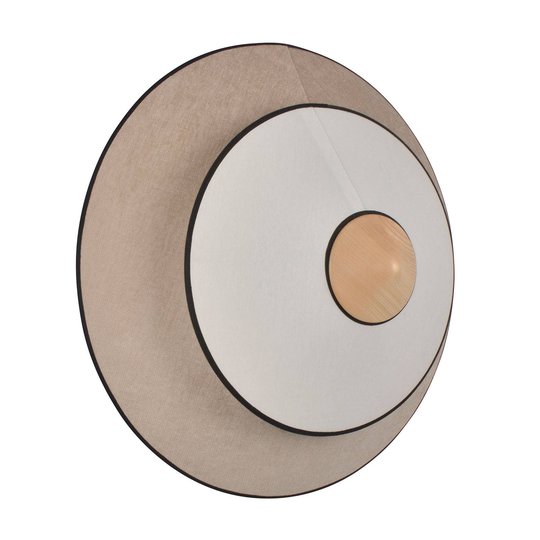 Forestier Cymbal S LED-vägglampa, natur