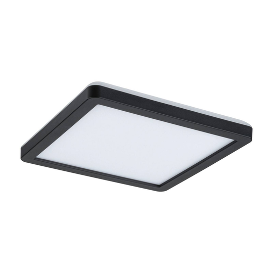 Paulmann Atria Shine LED-panel 19 x 19 cm svart