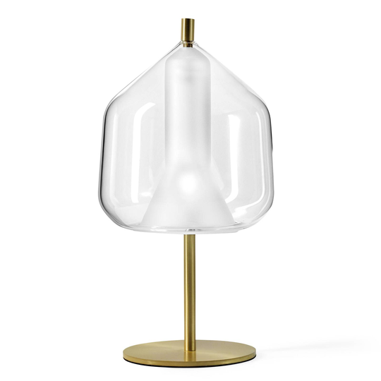 Bordslampa X-Ray, skärm 18 cm hög, klar