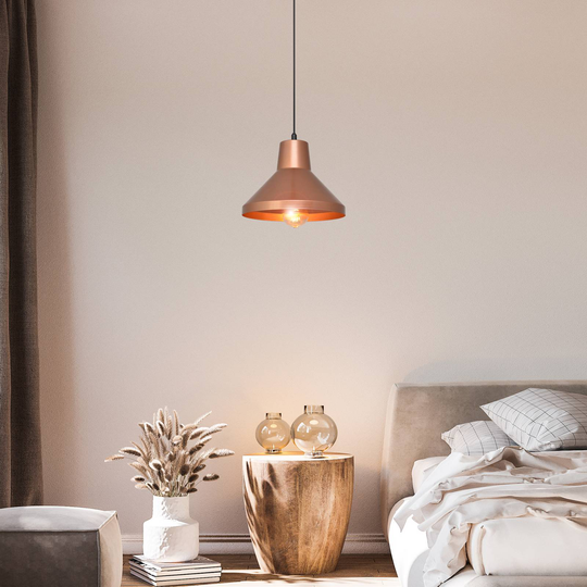 Pendellampa Trinity, koppar, 1 lampa