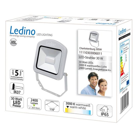 Utomhus LED-spot Charlottenburg silver 30W 3 000 K