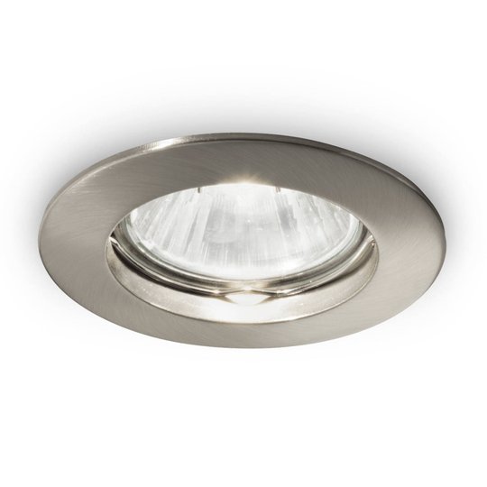 Takinbyggnadslampa Jazz rund GU10 3-set nickel