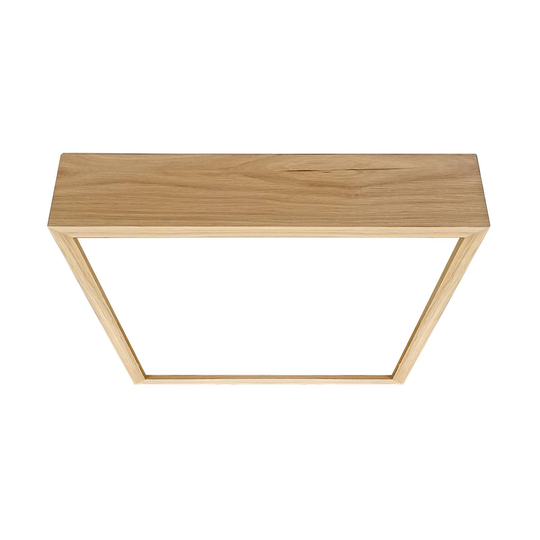 Taklampa Quatro DR med träram, 38,5 cm