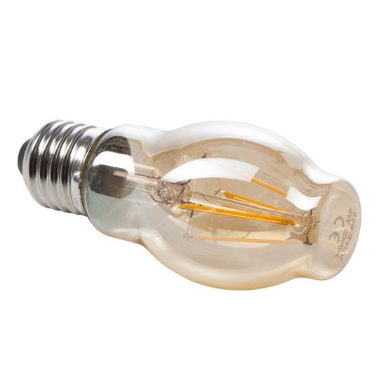 E27 6W 820 LED-filamentlampa guld