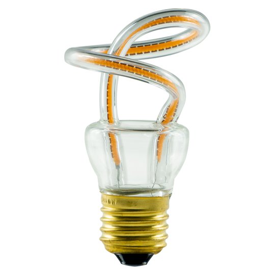 SEGULA LED-lampa Art Loop Curled E27 8W 2 200 K