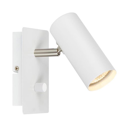 Barcelona vägglampa (Vit)