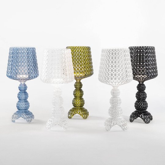 Kartell Mini Kabuki - LED-bordslampa, blå