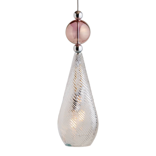 EBB & FLOW Smykke L silver crystal swirl obsidian