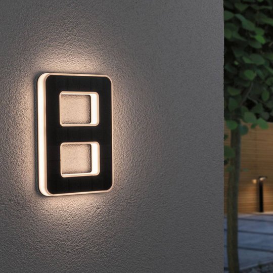 Paulmann LED-solcellshusnummer 8