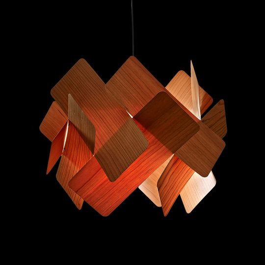 LZF Escape hänglampa, Ø 56 cm, körsbärsträd