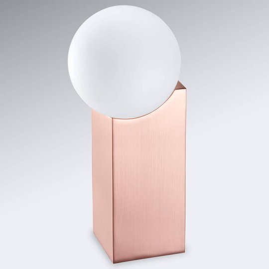 Bordslampa Cub 23,5 cm, koppar