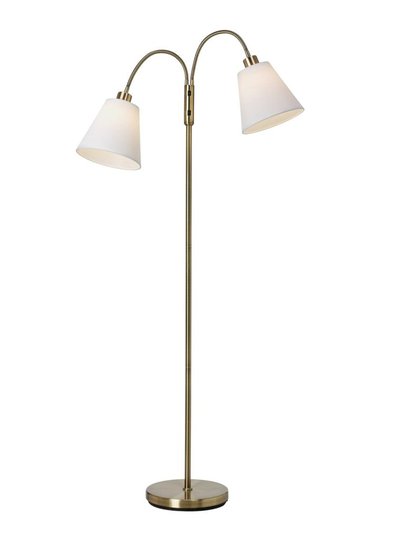 Duett golvlampa (Antikmässing)