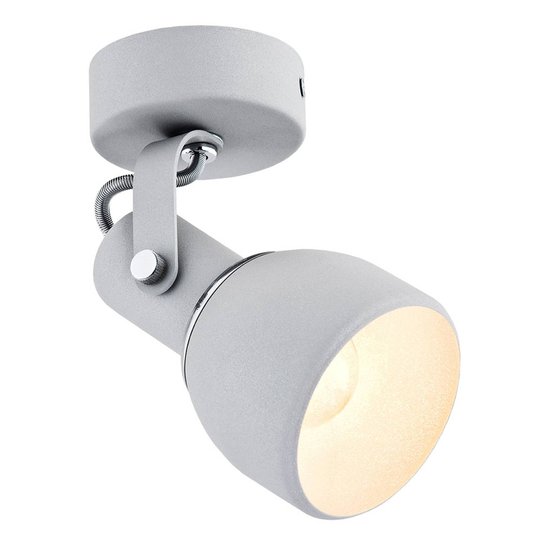 Takspotlight Fiord, 1 lampa, silver