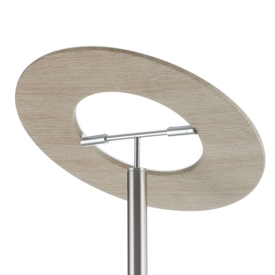 B-Leuchten Monza LED-uplight-golvlampa, ljust trä