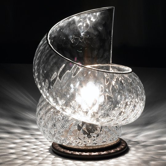 Effektfull bordslampa Chiocciola