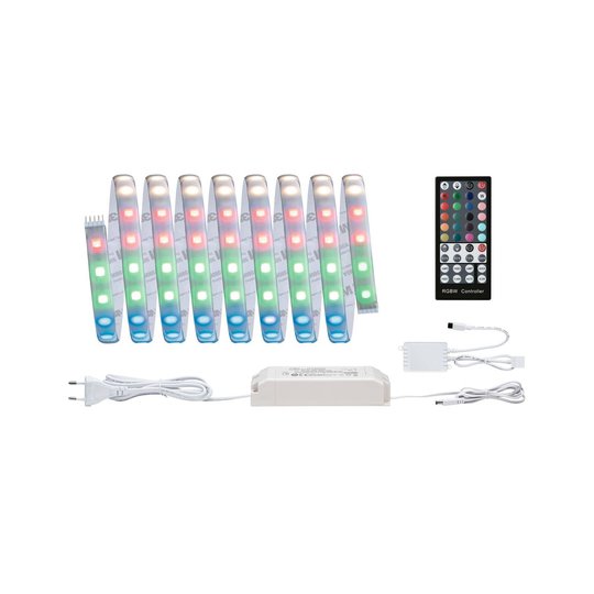 Längd 300 cm - LED-Remsa Grund-set RGB + varmvitt
