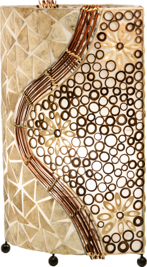 Bali bordslampa (Beige)