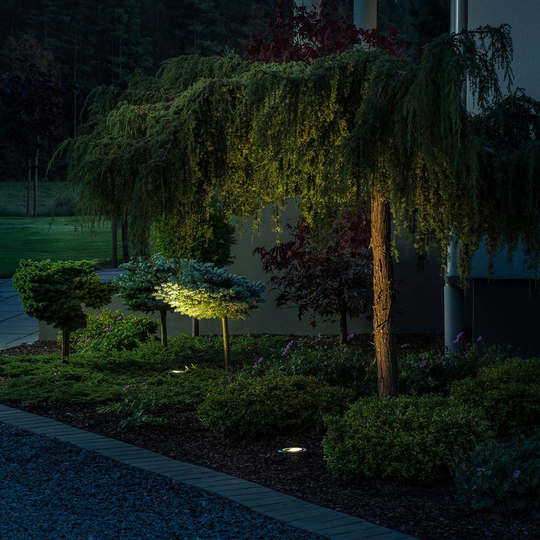 LED-markinbyggnadslampa Ground Spot, handgjord EU