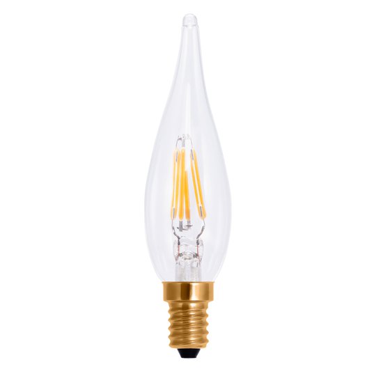 E10 1,5W LED Filament stearinljuslampa