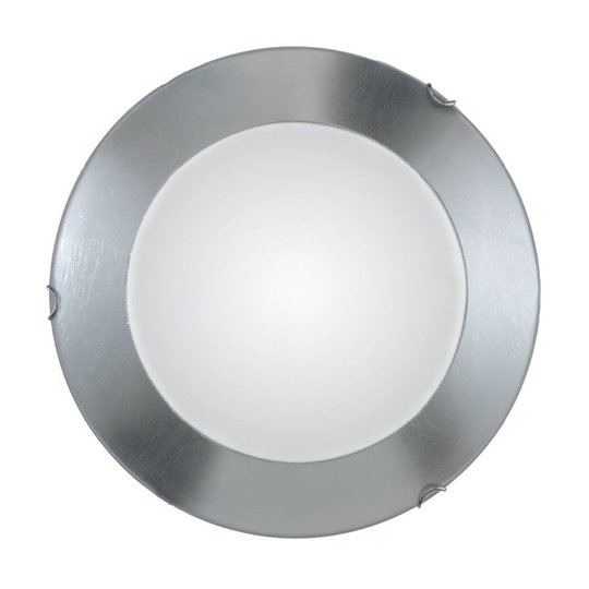 Vägglampa Moon Leaf, silver, Ø 40 cm