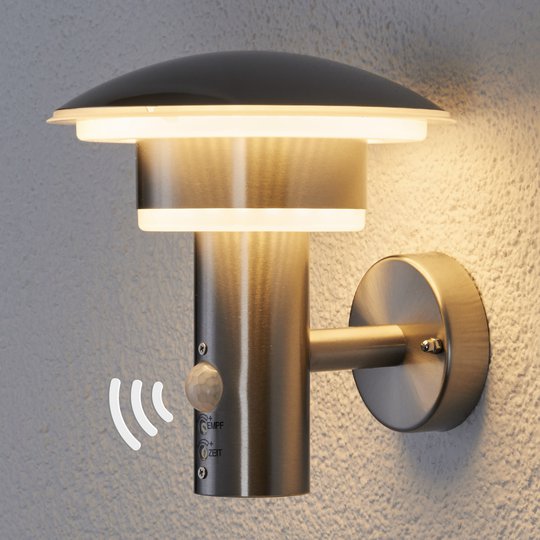 PIR-utevägglampa Lillie med LED:er