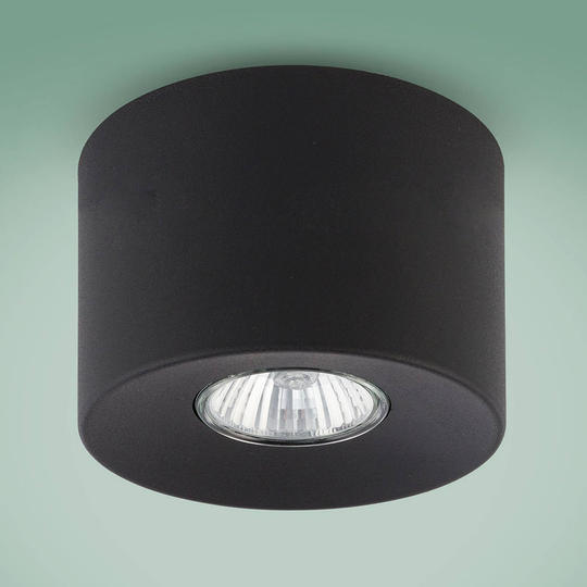 Downlight Orion, rund, svart, 8,5 cm