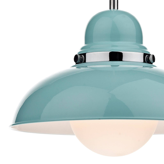 Pendellampa Dynamo i retrodesign i blått