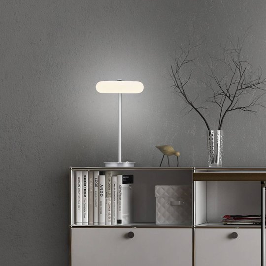 BANKAMP Centa LED-bordslampa, nickel