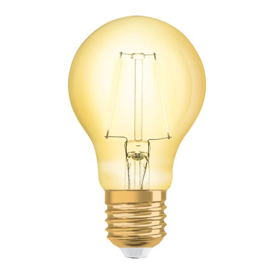 OSRAM LED-lampa E27 2,5 W ClassicA 2 400 K guld