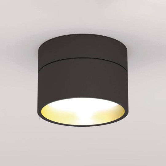 LOUM Turn on LED-taklampa dim 2 700 K svart/guld
