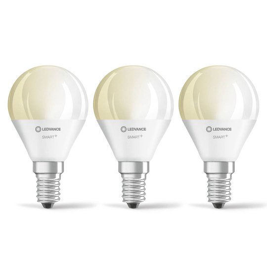 LEDVANCE SMART+ WiFi E14 5 W droppe 2 700 K 3-pack