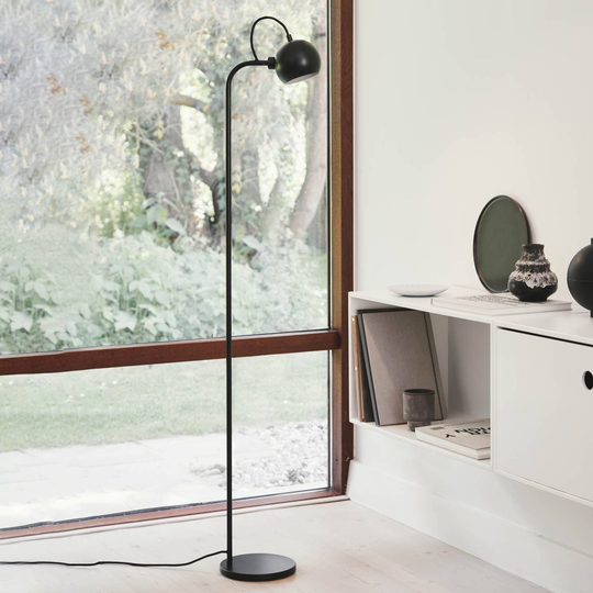 FRANDSEN Ball Single golvlampa, svart