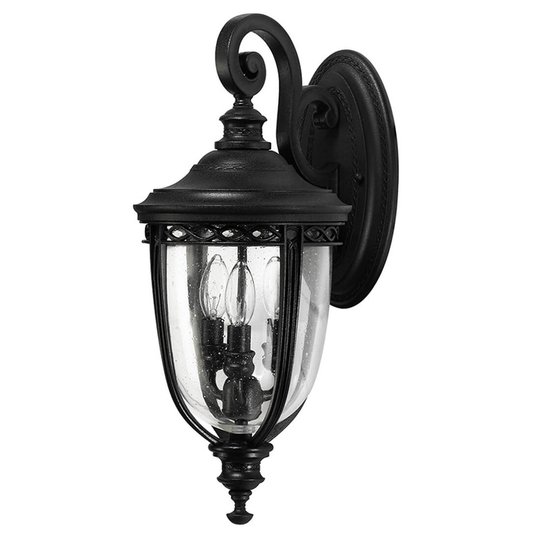 Vägglampa English Bridle utomhus Ø 21,6 cm svart