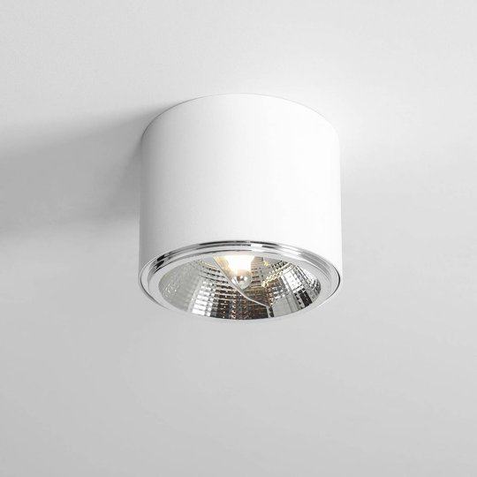 Takspotlight Bot, vit, 1 lampa