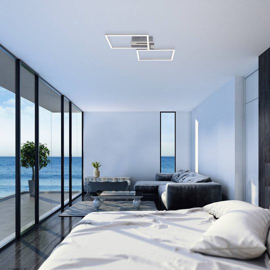 LED-taklampa 3149-018 två kvadrater