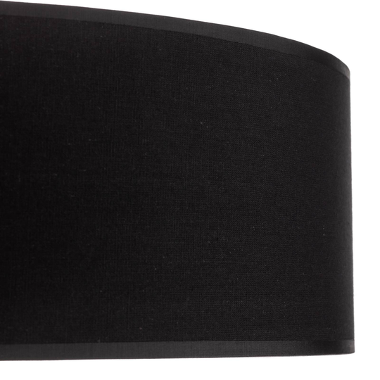 Taklampa Rondo, svart, Ø 50 cm