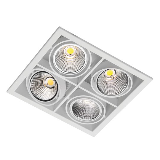 Zipar Quatro-S Recessed LED-lampa 44W universalvit