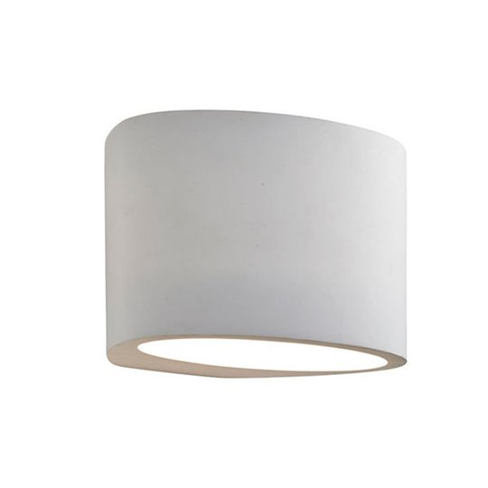 Gipsvägglampa 8721 up/down i oval form