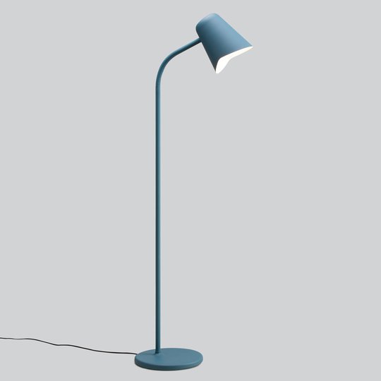 Petrolblå design-golvlampa Me