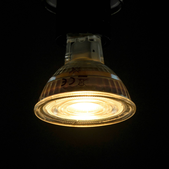 SEGULA LED-reflektor GU5,3 8 W 827 35° glas dimbar